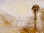 Joseph Mallord William Turner The Ponte Delle Torri, Spoleto oil painting reproduction